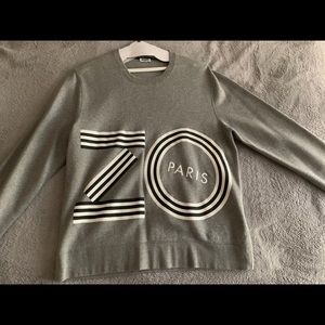 Kenzo Paris grey men’s crew neck sweater XXL